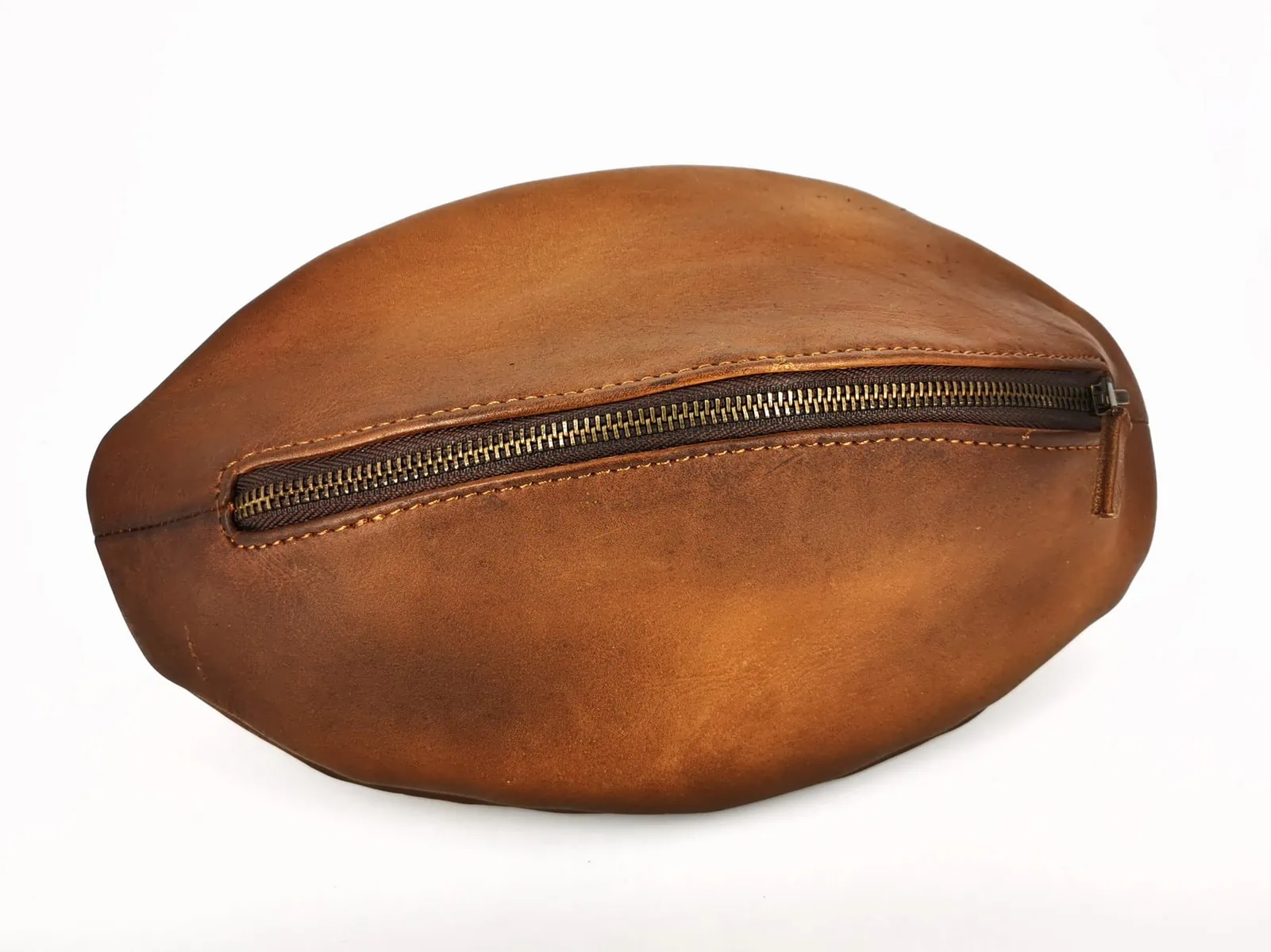 Ballon de rugby en cuir vintage 1924 - Édition limitée - Ben & Flo